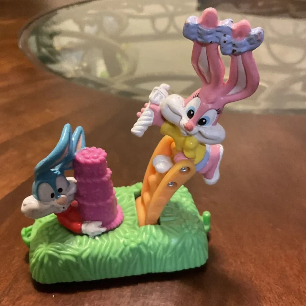 Vintage Happy Meal Toy Babs & Buster Bunny 1994 Looney Tunes McDonalds